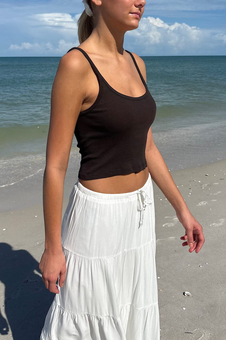 Beyonca Crop Tank | Mocha / XS/S