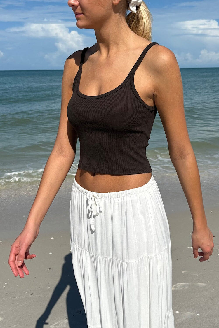 Beyonca Crop Tank | Mocha / XS/S
