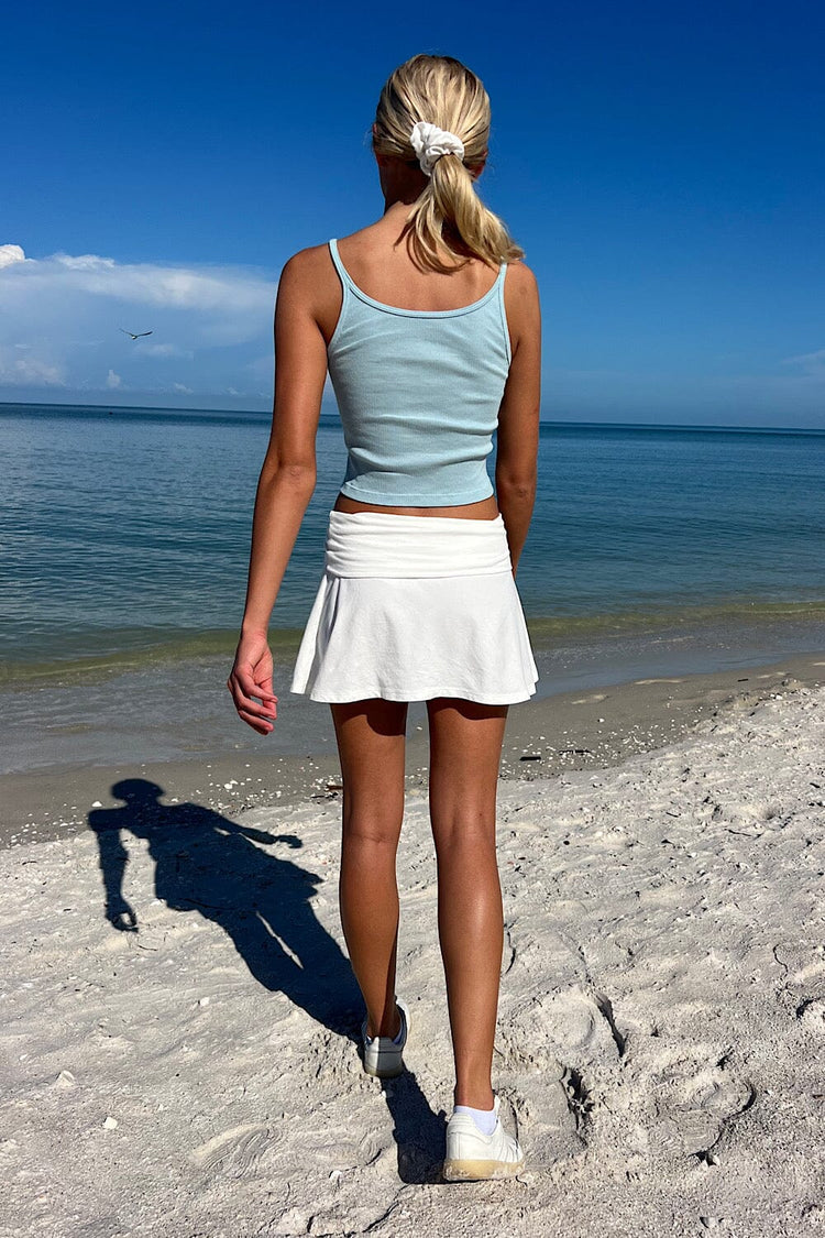 Beyonca Crop Tank | Turquoise / XS/S