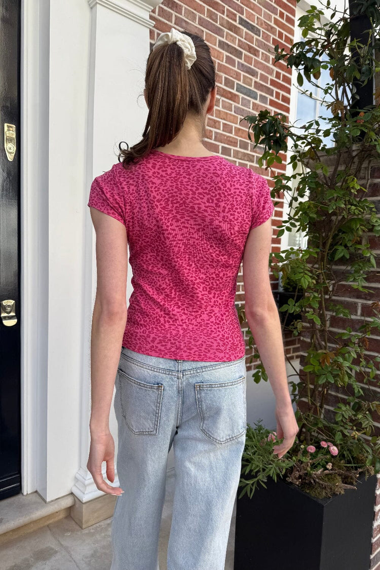 Ashlyn Leopard Top – Brandy Melville Australia