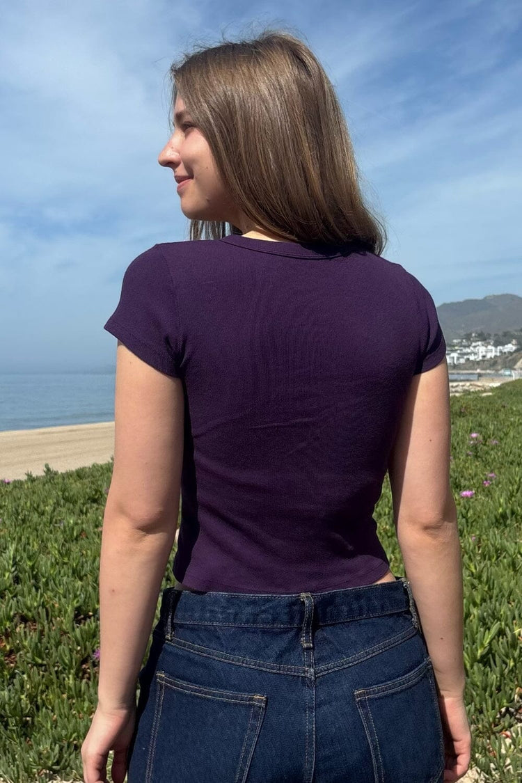 Ashlyn Top | Deep Purple / S