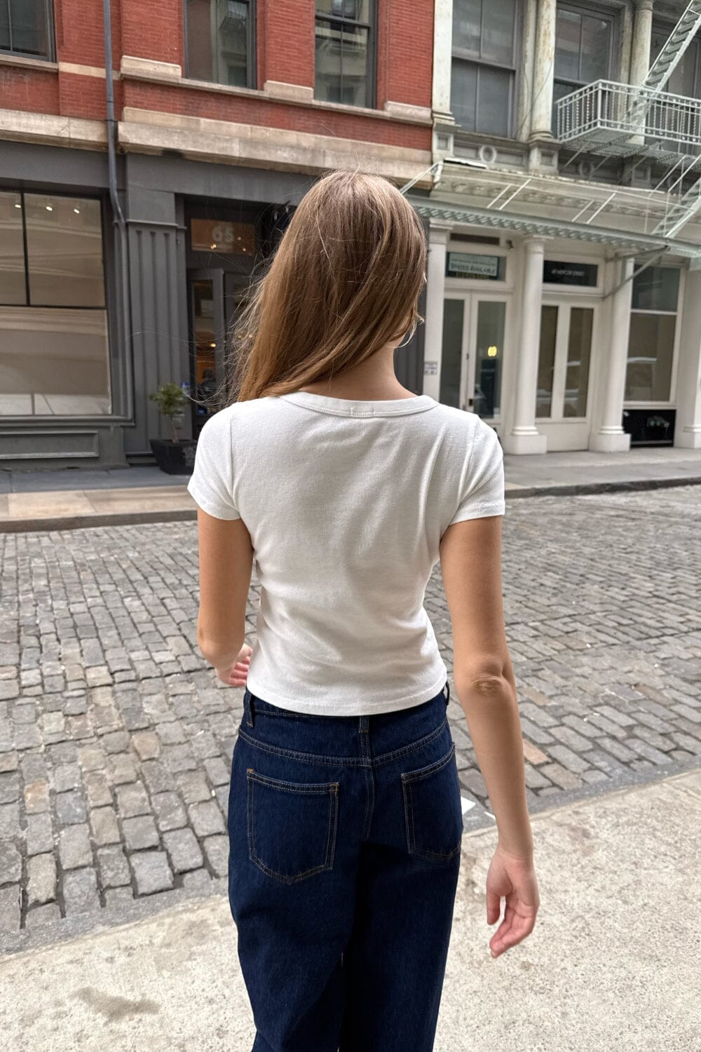 Ashlyn New York Top | White / XS/S
