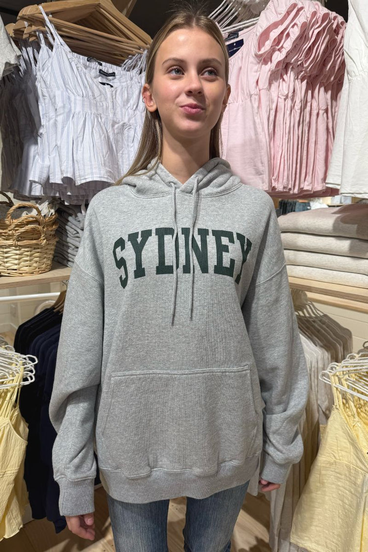Christy Sydney Hoodie | Grey / Oversized