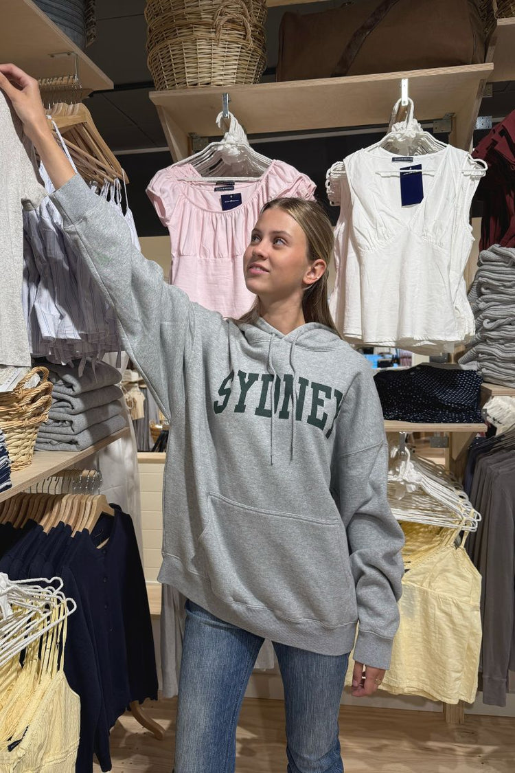Christy Sydney Hoodie | Grey / Oversized