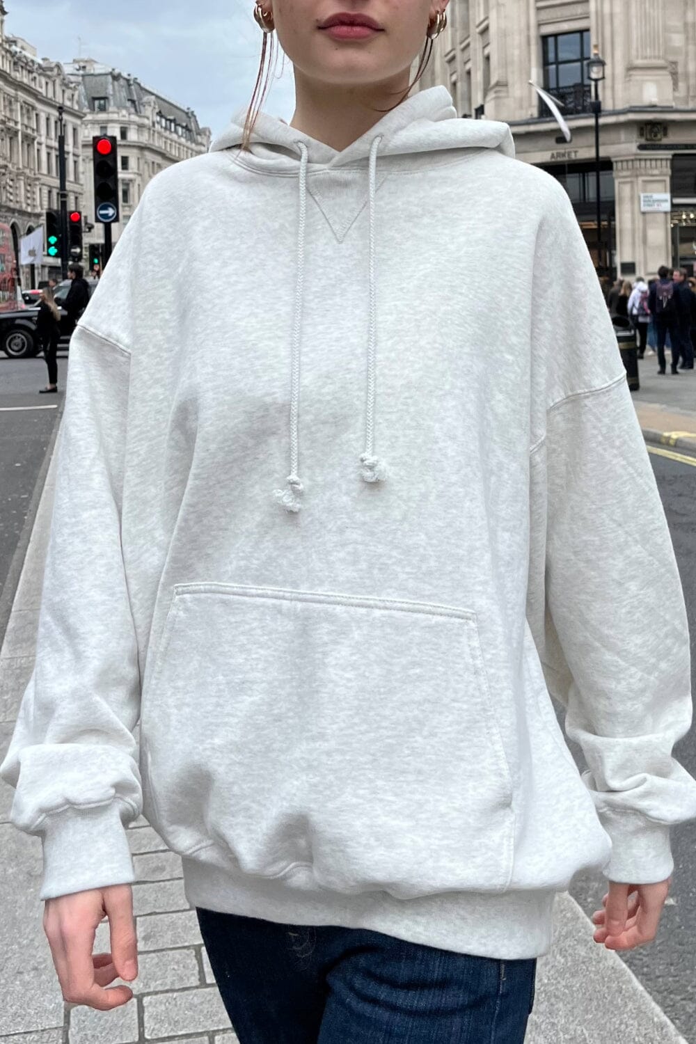 Light Heather Grey / Oversized Fit