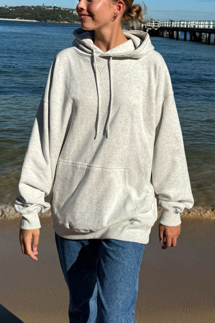 Christy Hoodie | Light Heather Grey / Oversized Fit