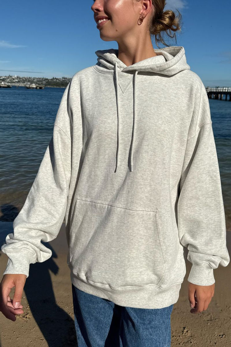 Christy Hoodie | Light Heather Grey / Oversized Fit