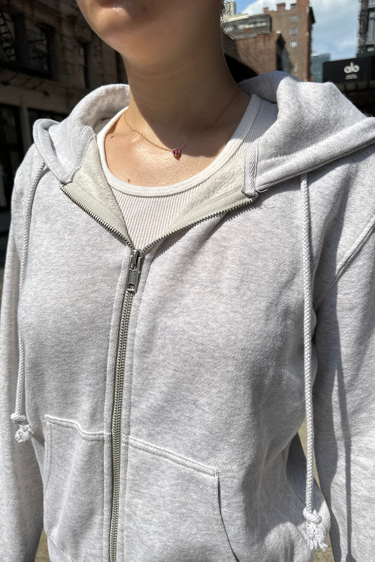 Christy Hoodie | Light Heather Grey / Regular Fit