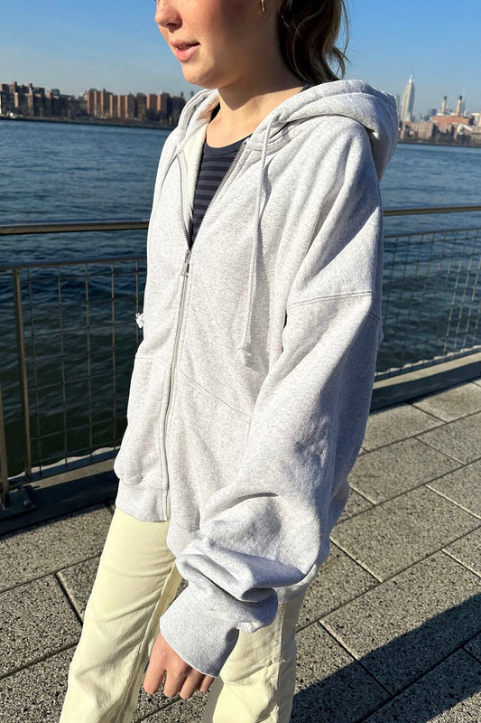 Light Heather Grey / Oversized Fit