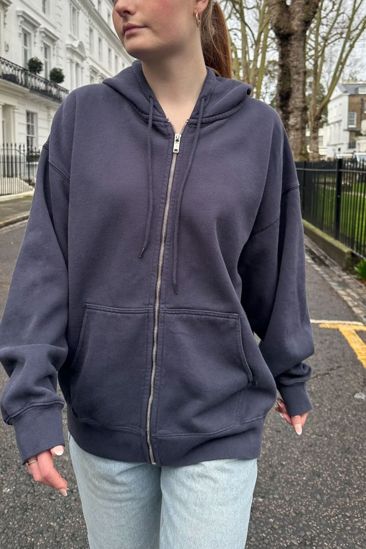 Christy Hoodie | Faded Navy Blue / Oversized Fit