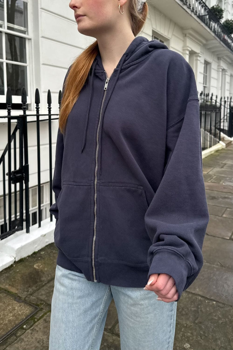 Christy Hoodie | Faded Navy Blue / Oversized Fit