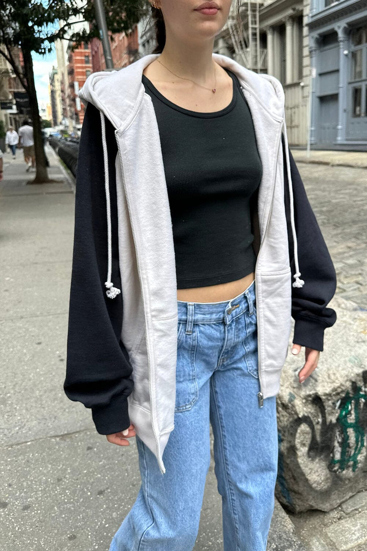 Reversed Navy and Ivory / Oversized Fit