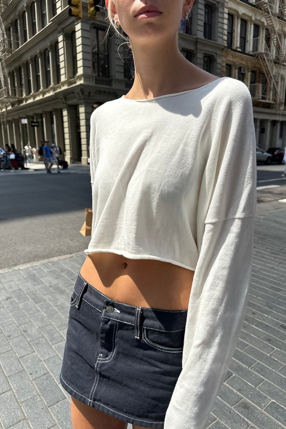 Natural White / Cropped Fit