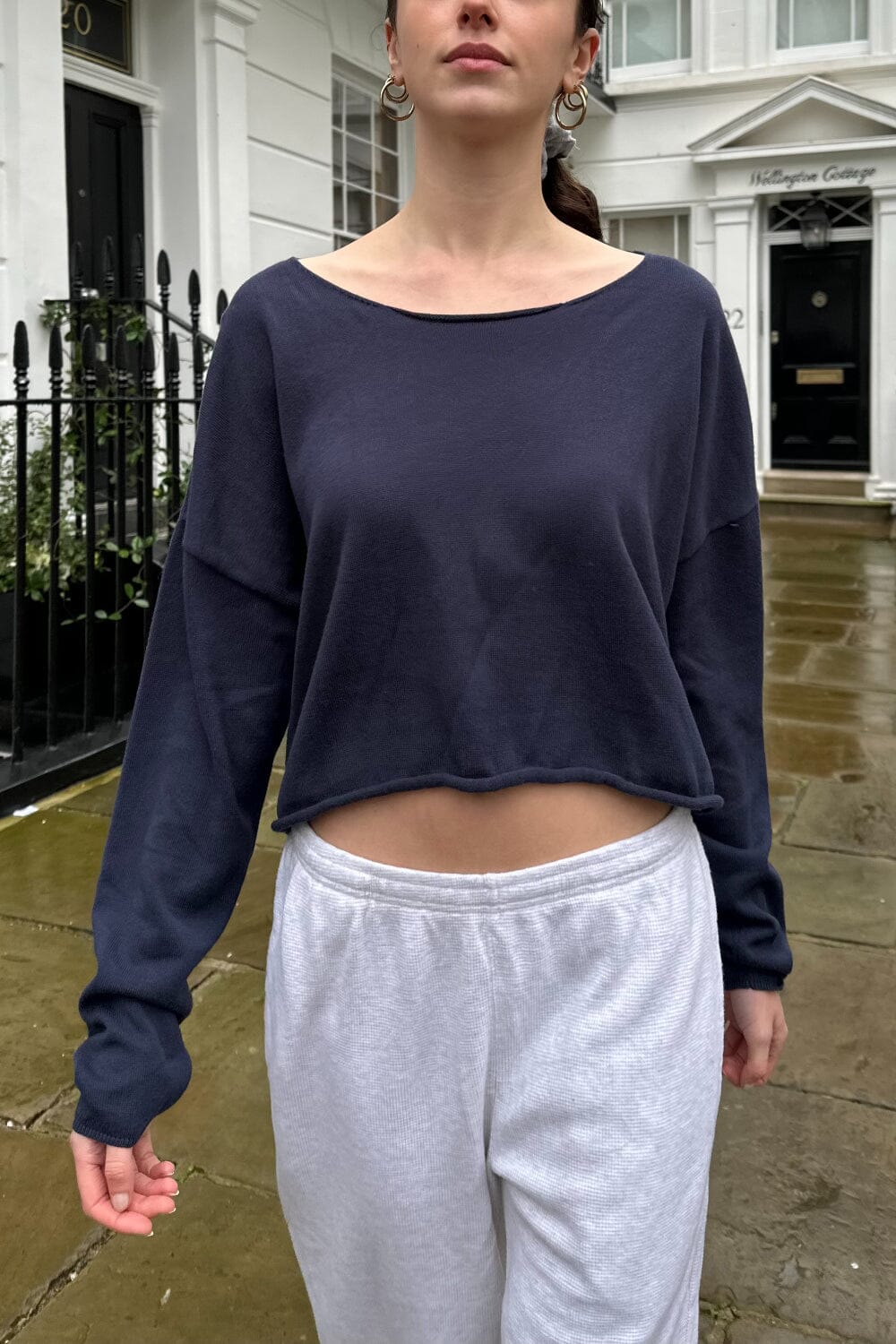 Navy Blue / Cropped Fit