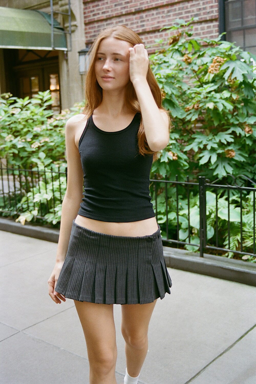 Grey White Stripes / XS/S