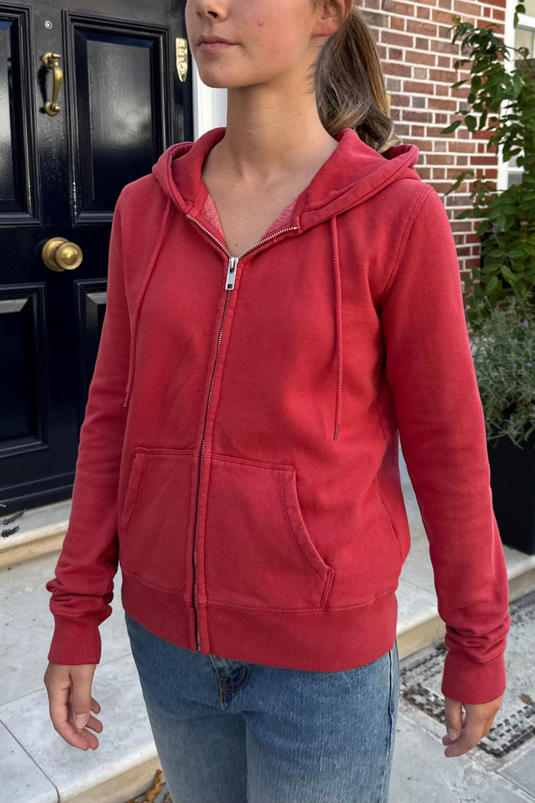 Ayla Hoodie | Faded Red / Regular Fit