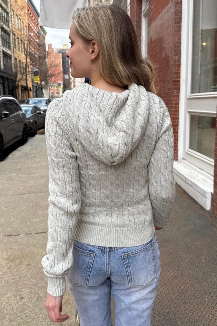 Alana Wool Sweater | Light Grey / XS/S