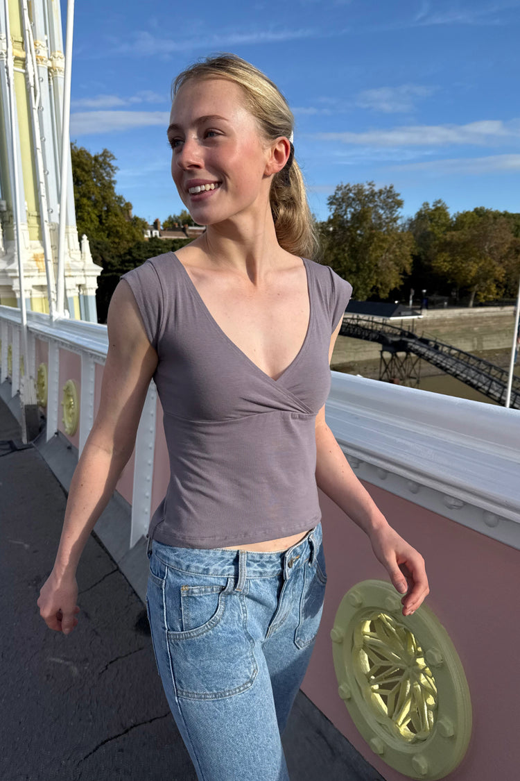 Amara Tank | Purple Taupe / XS/S