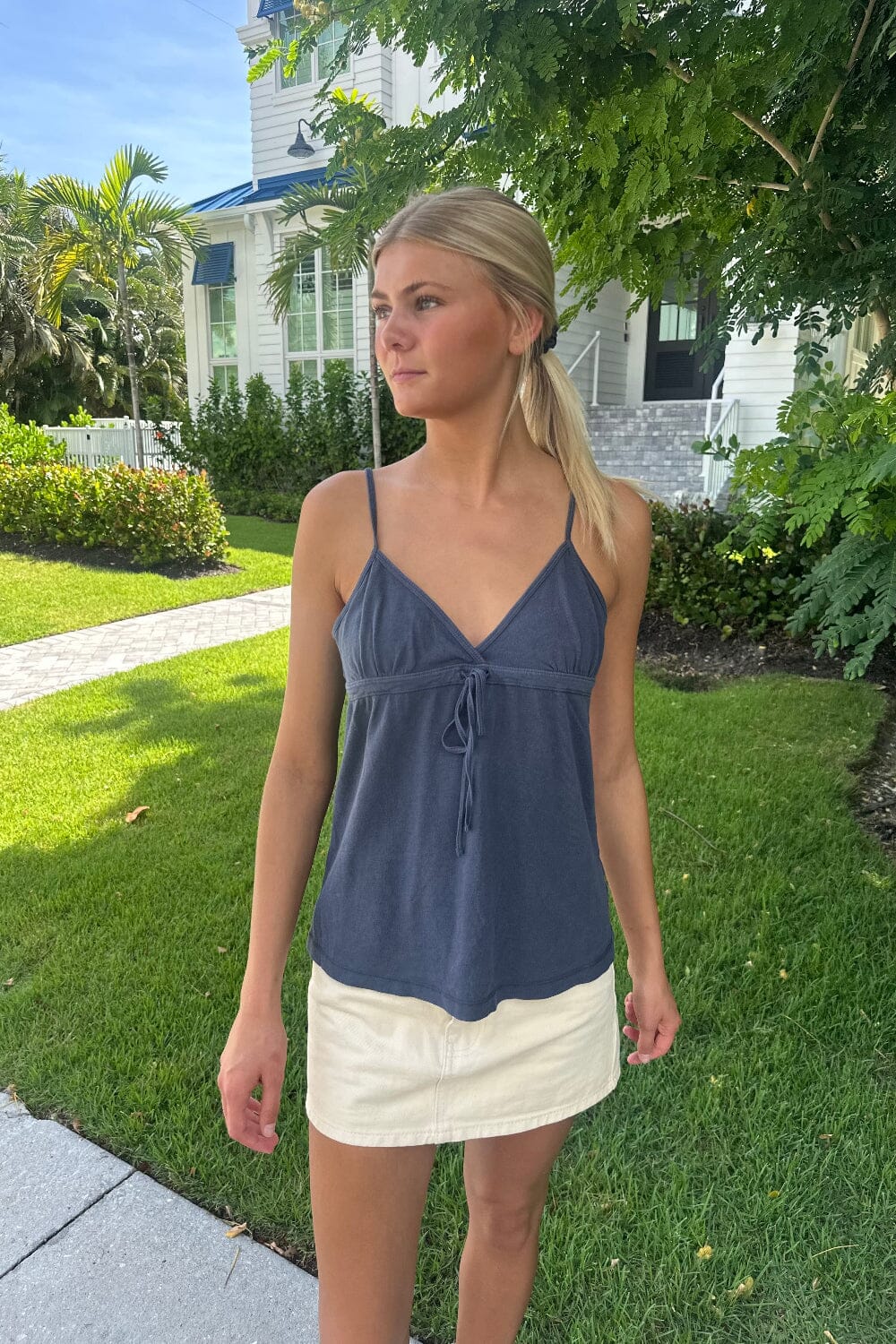 Amara Tank | Faded Blue Navy / XS/S