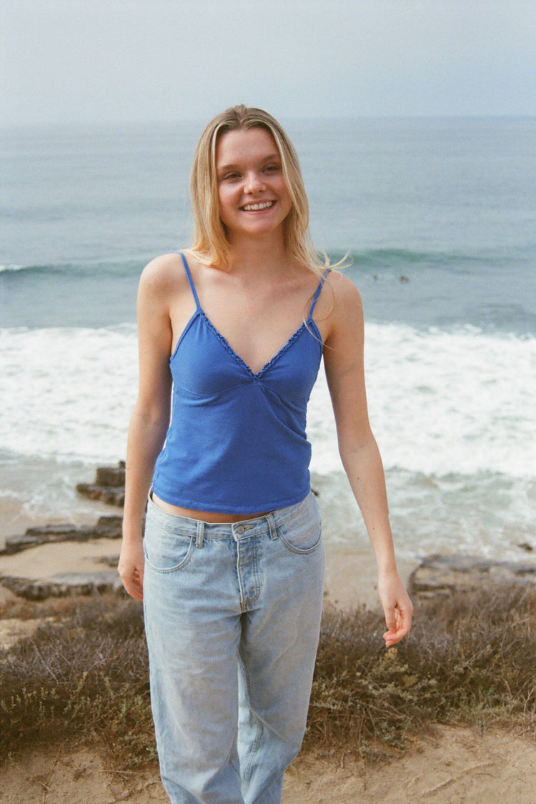 Amara Tank | Medium Blue / XS/S