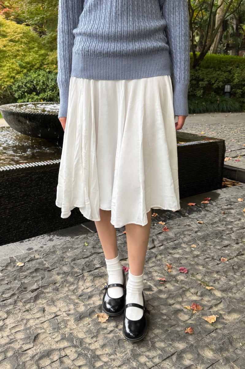 Jesse Skirt | White / XS/S