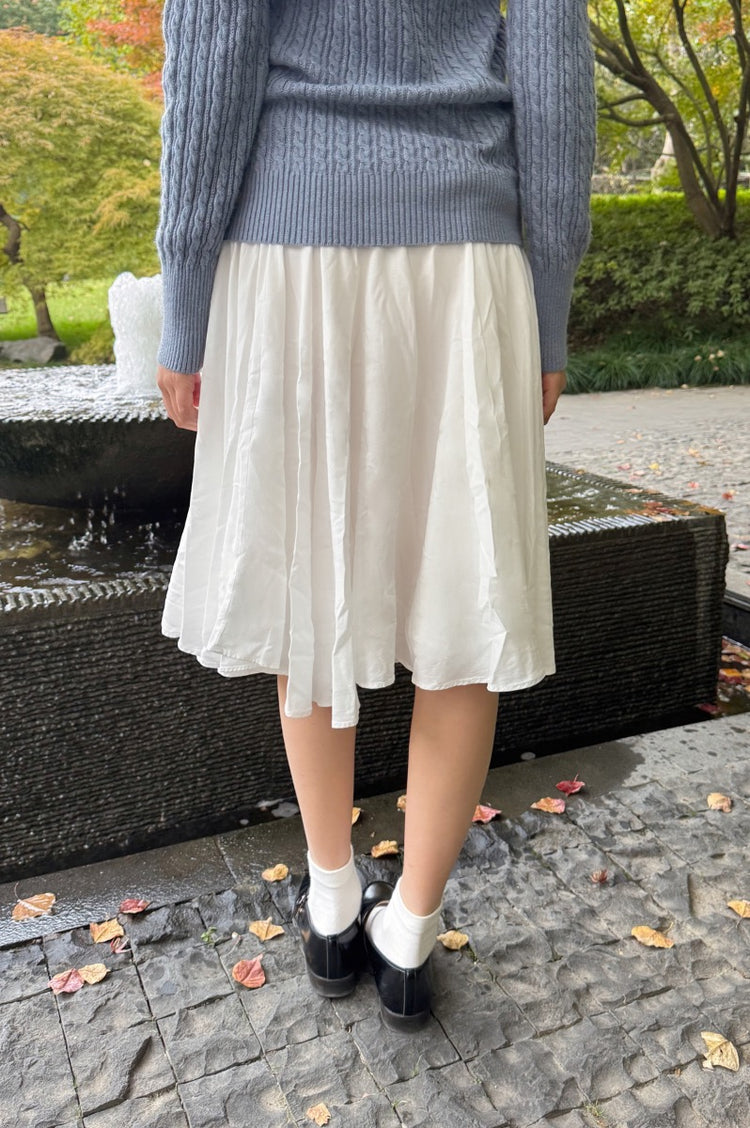 Jesse Skirt | White / XS/S