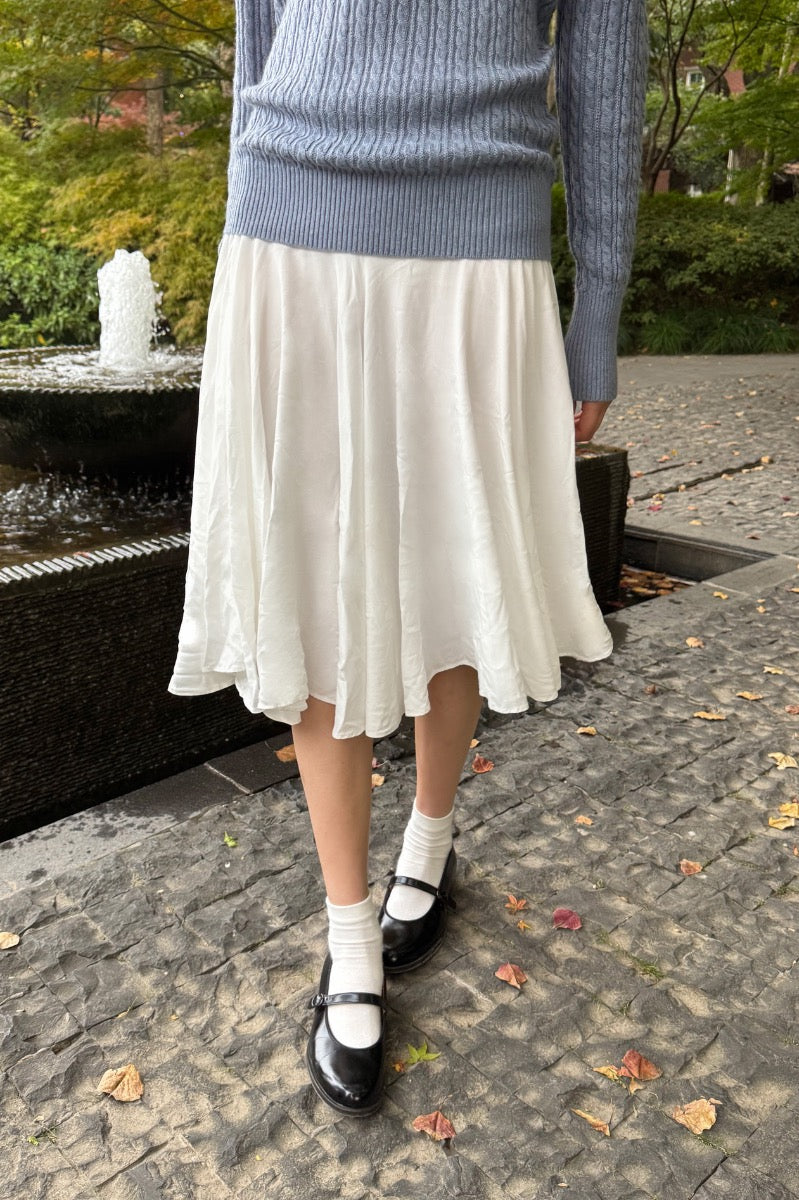 Jesse Skirt | White / XS/S