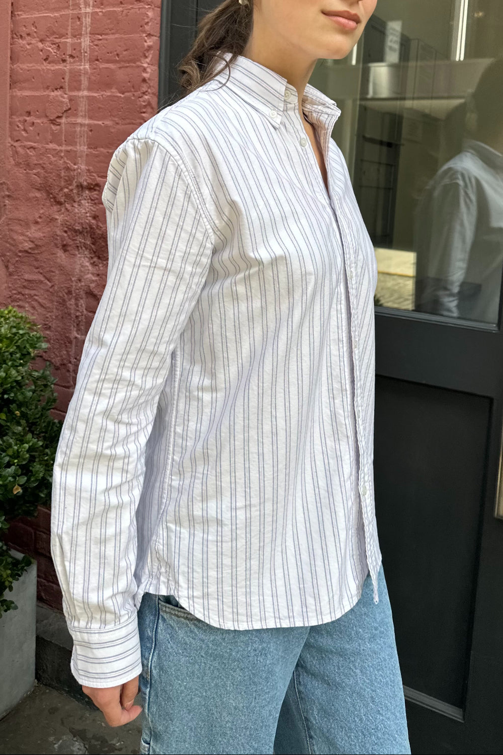 White Navy Red Stripes / S/M