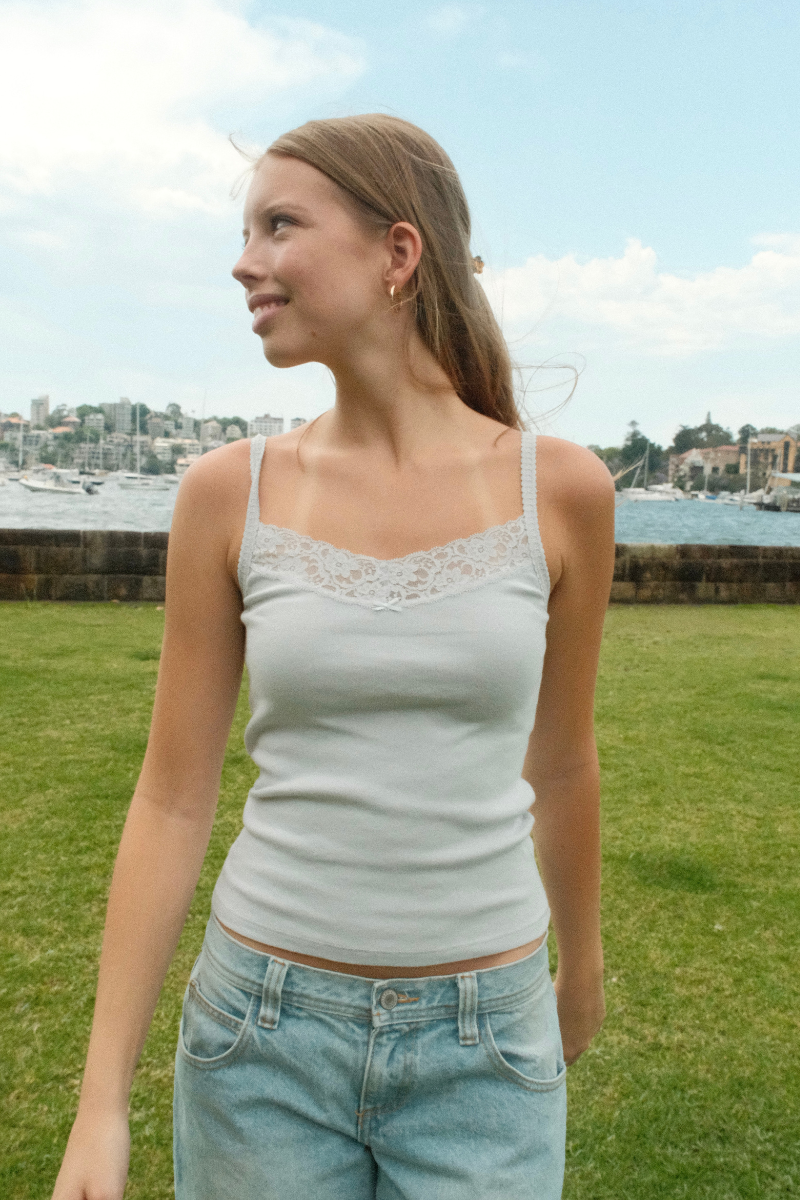 Aden Basic Tank | Light Blue / XS/S