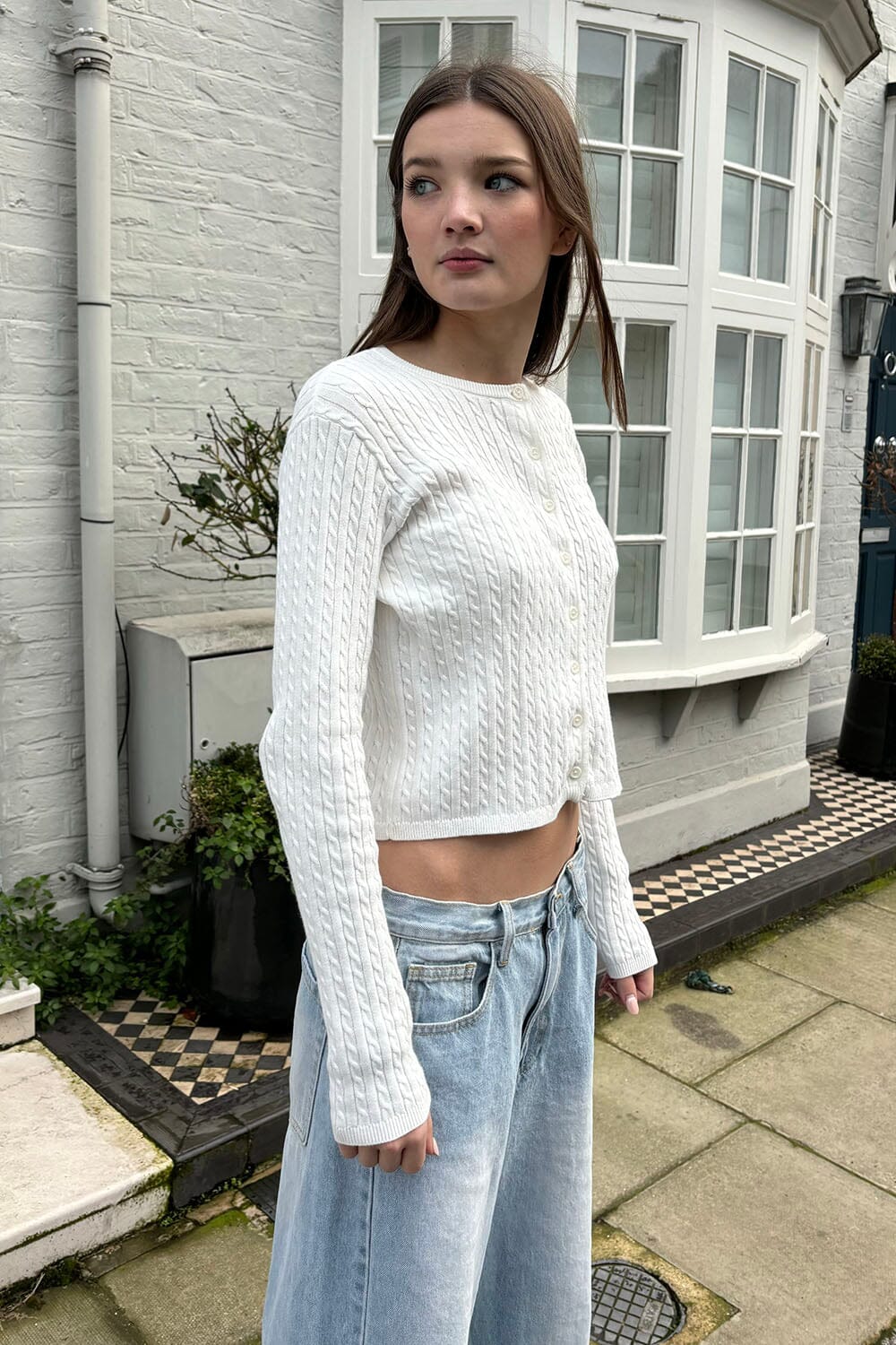 Outfit Brandy Melville Rainbow Sweater Brandy Melville Wool Blend