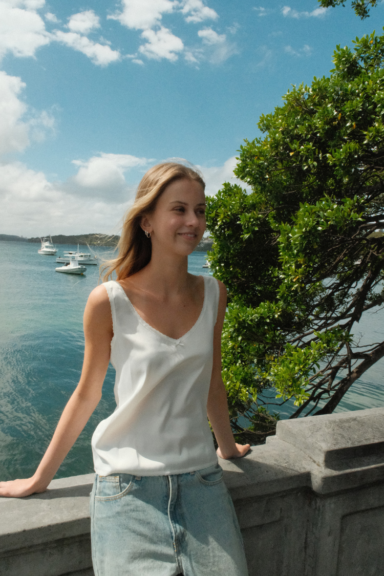 Valerie Tank | White / XS/S