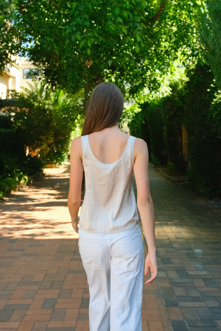 Valerie Tank | Light Beige / XS/S