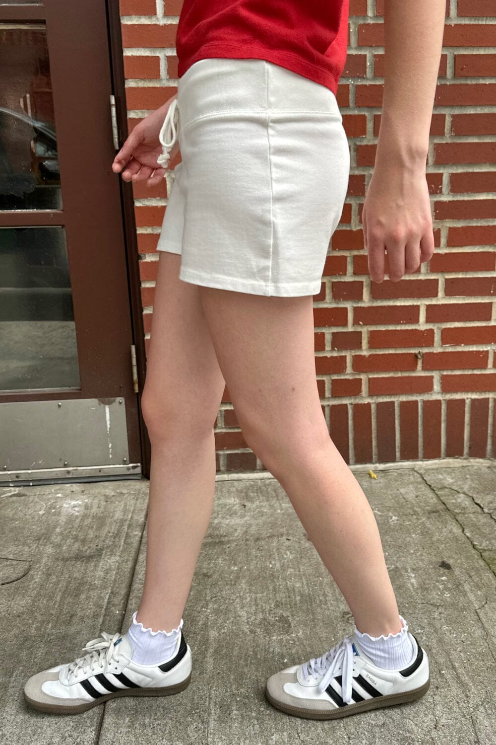 Rainey Cotton Shorts | White / XS/S