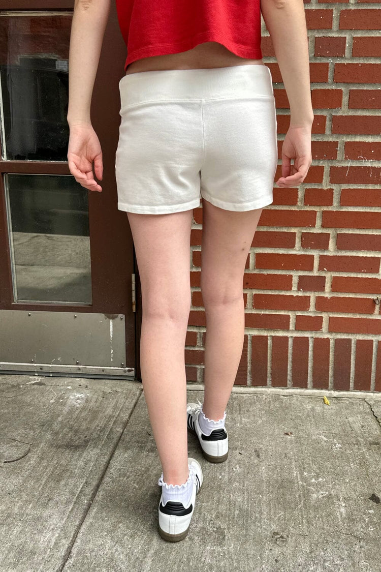 Rainey Cotton Shorts | White / XS/S