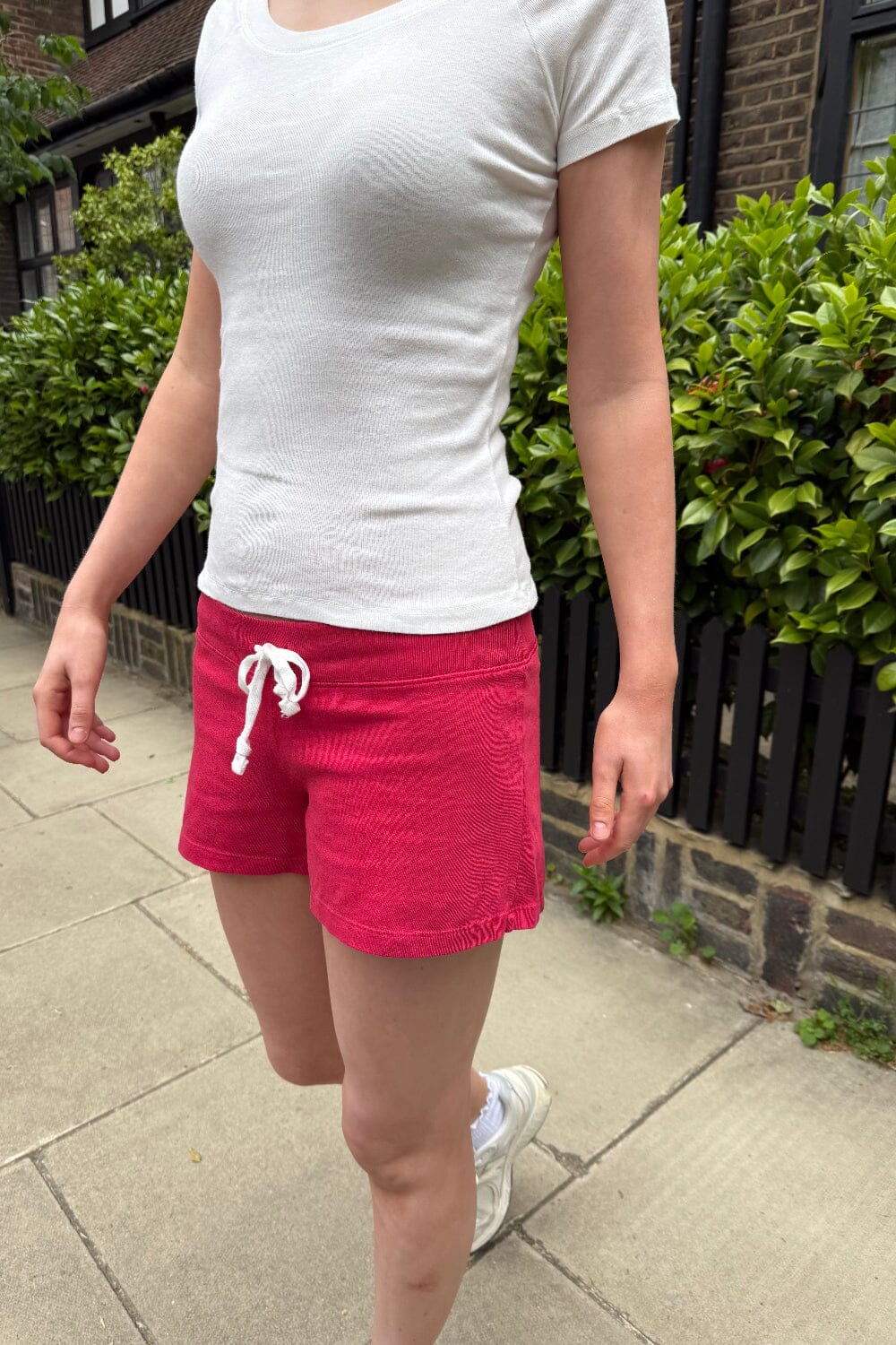Rainey Cotton Shorts | Red / XS/S