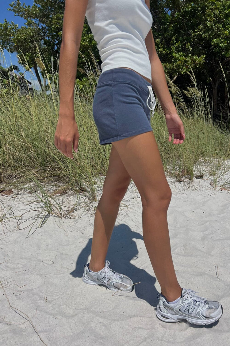 Rainey Cotton Shorts | Faded Blue / XS/S