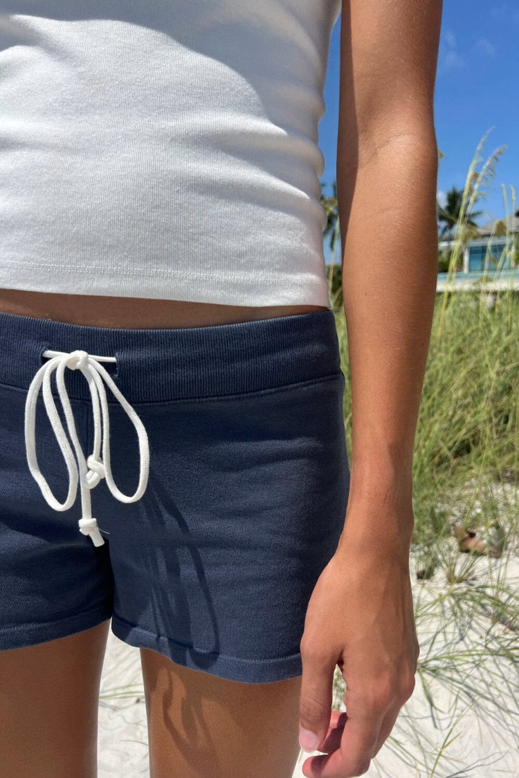Rainey Cotton Shorts | Faded Blue / XS/S
