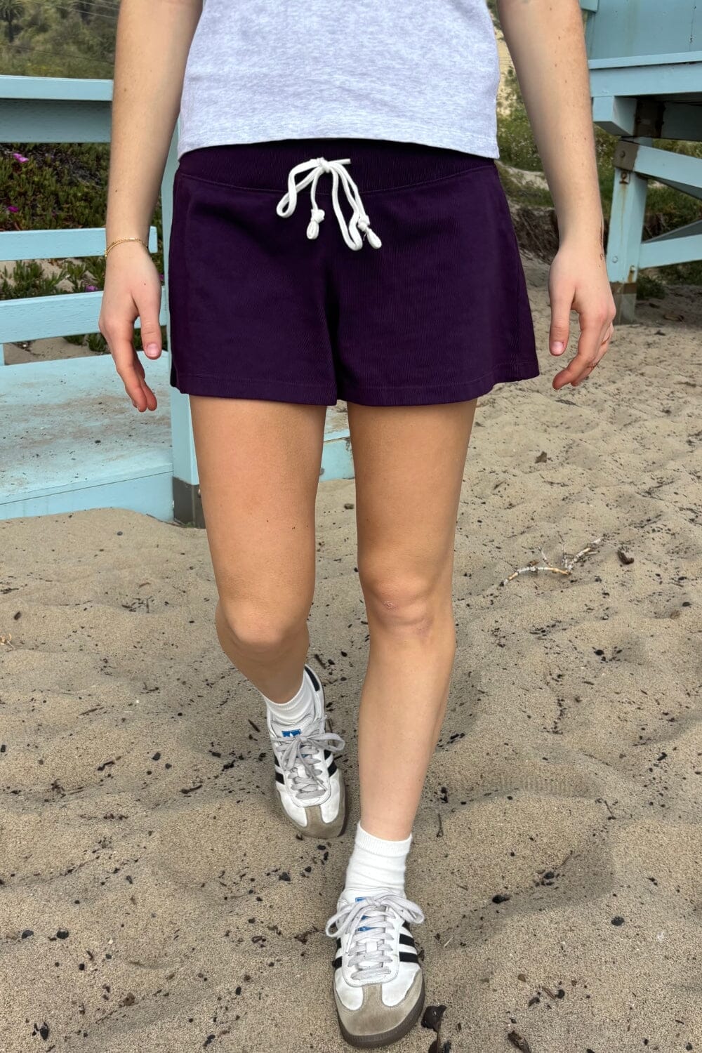 Rainey Cotton Shorts | Deep Purple / XS/S