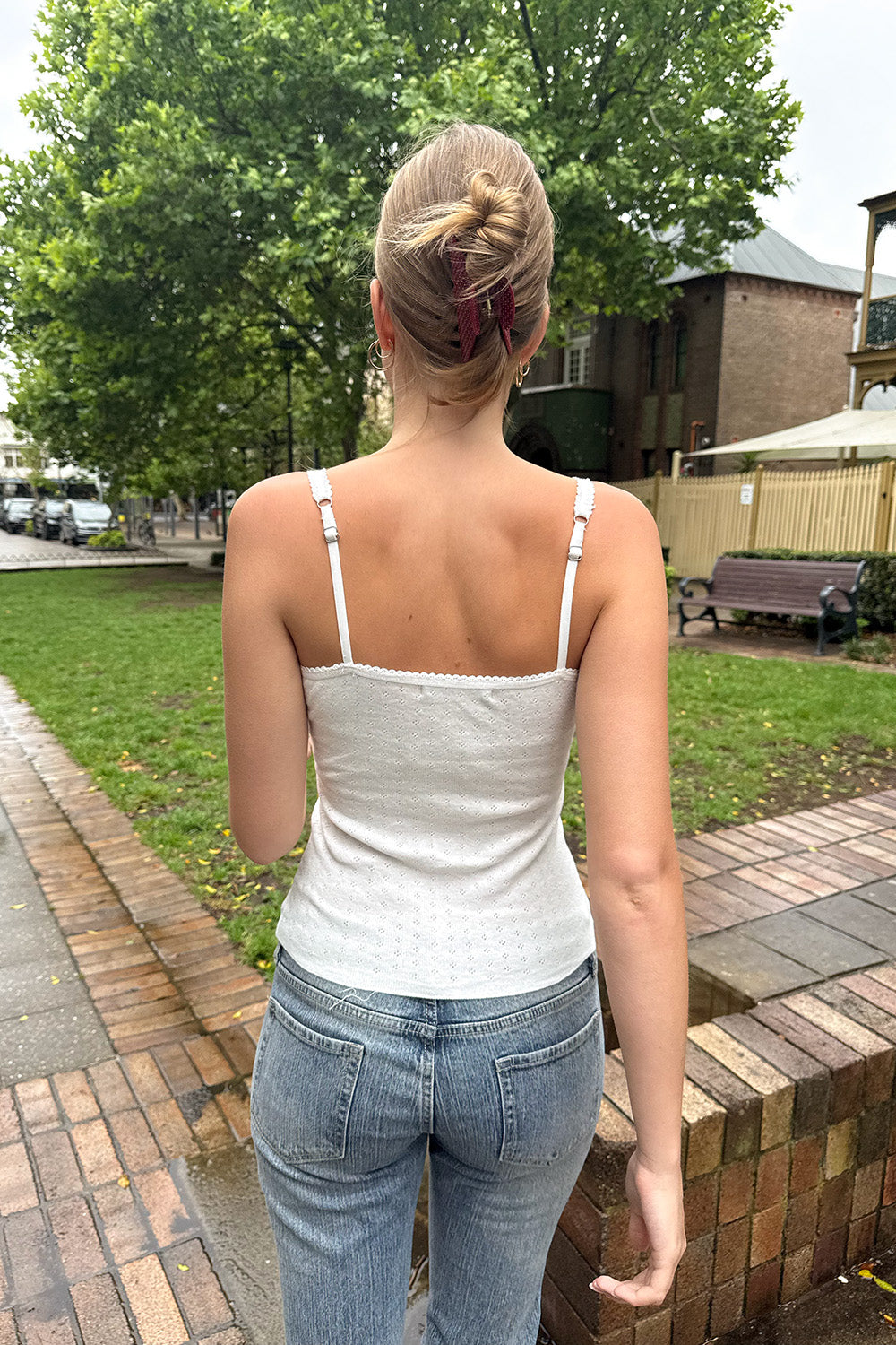 Anna Tank | White / XS/S