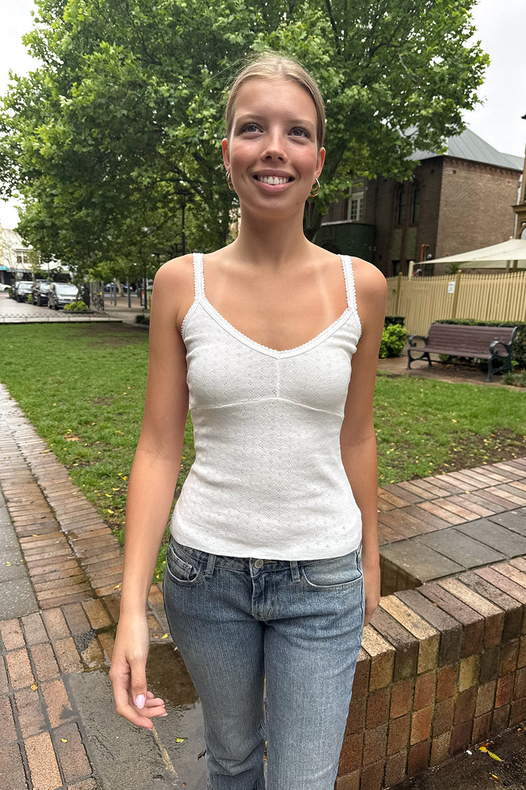 Anna Tank | White / XS/S