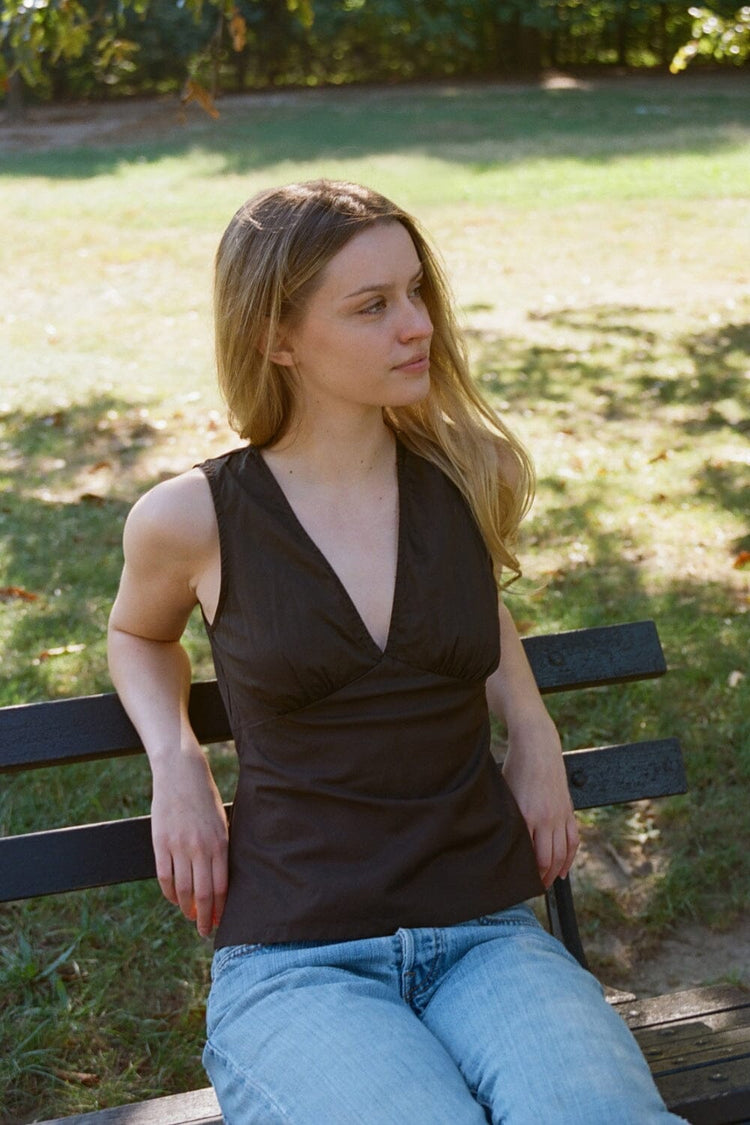 Rafaela Top | Mocha / XS/S