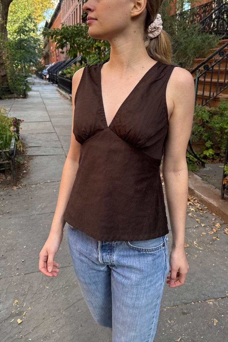 Rafaela Top | Mocha / XS/S