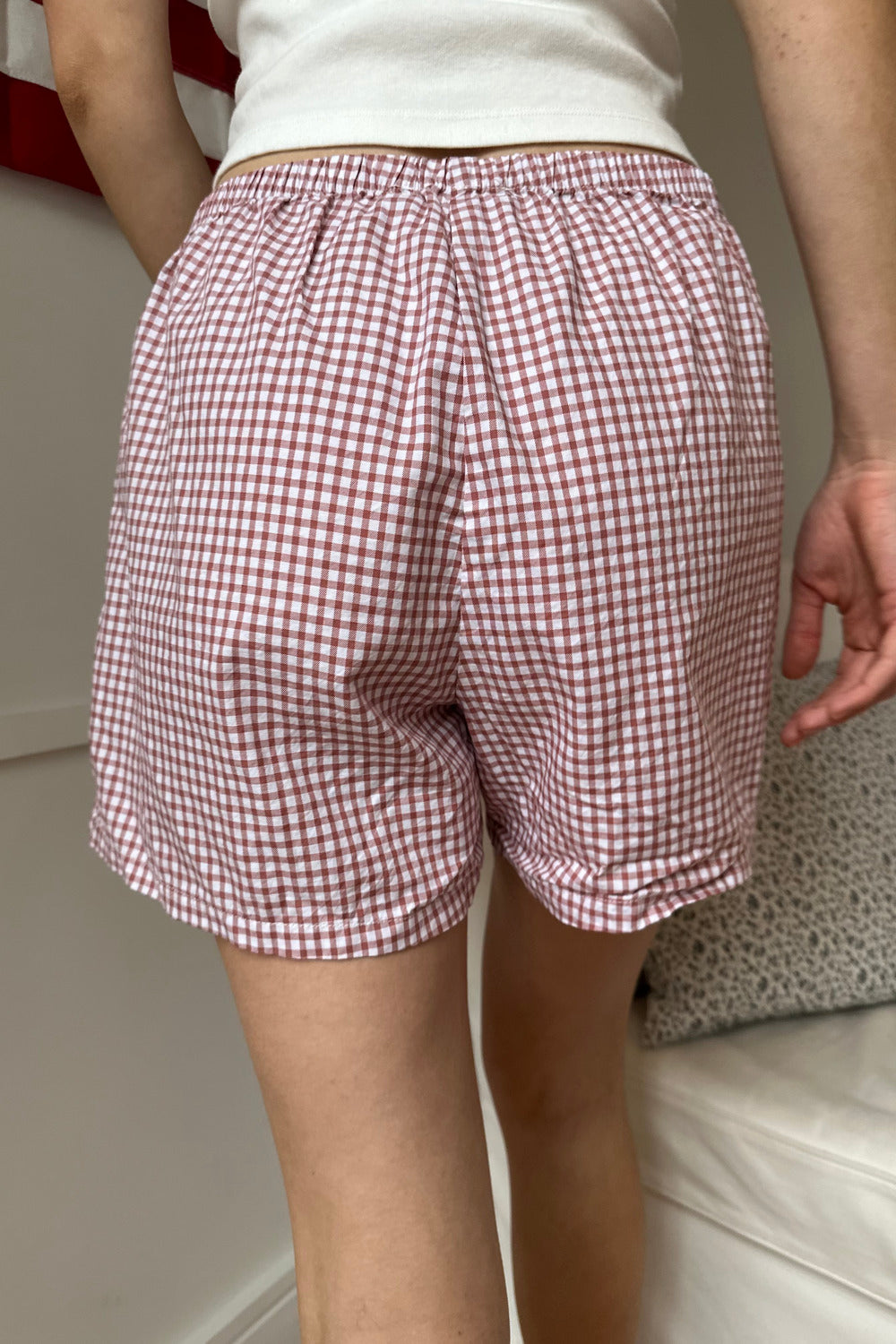 Red White Gingham / XS/S