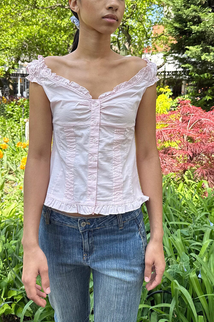 Elena Top | Pink / XS/S