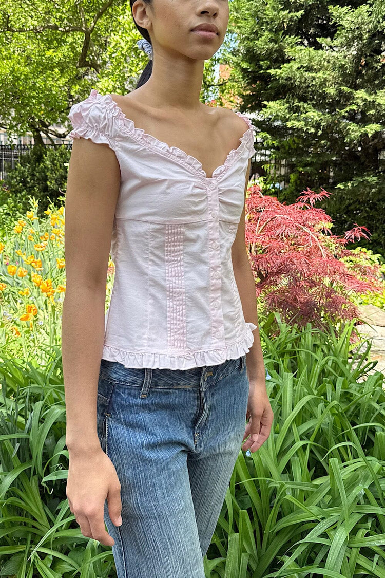 Elena Top | Pink / XS/S