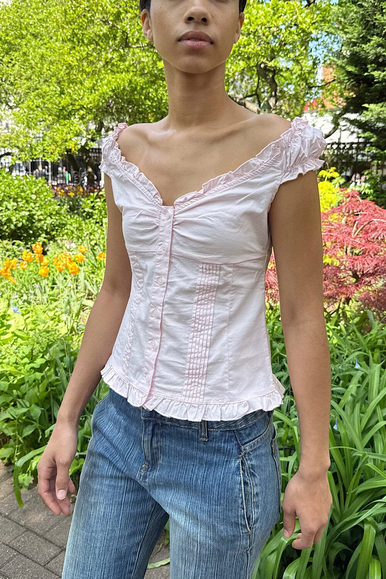 Elena Top | Pink / XS/S