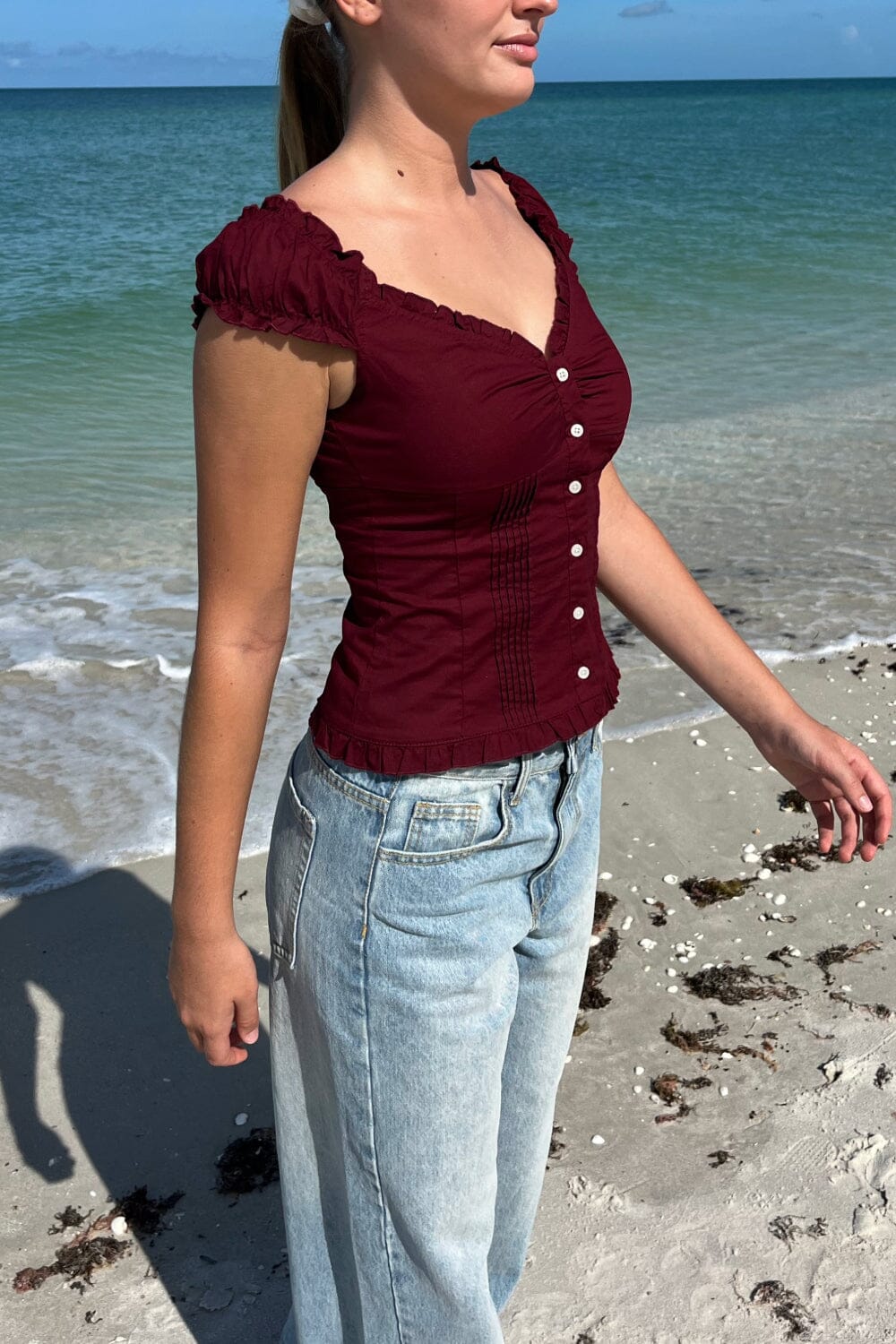Burgundy / XS/S