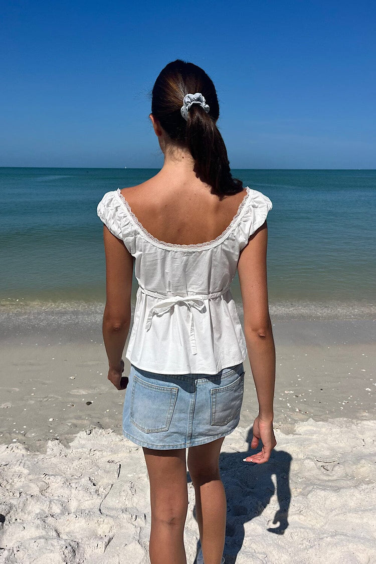 Odette Top | Natural White / S
