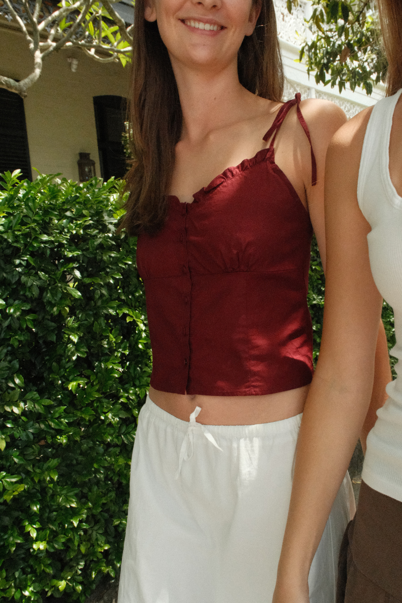 Maggie Tank | Burgundy / XS/S