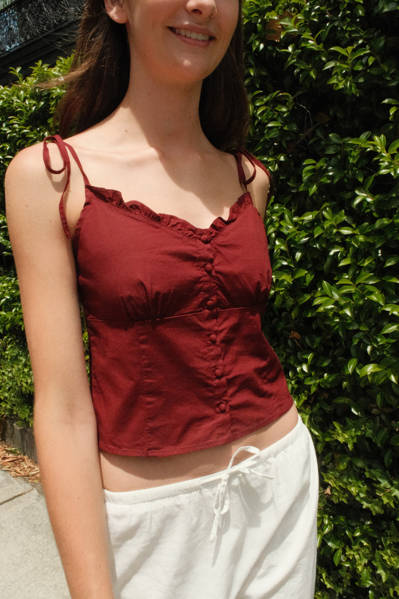 Maggie Tank | Burgundy / XS/S